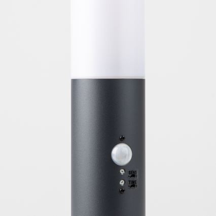 Brilagi - Kültéri lámpa mozgásérzékelővel NOVA 1xE27/15W/230V 40 cm IP44 antracit