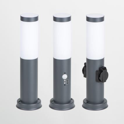 Brilagi - Kültéri lámpa mozgásérzékelővel NOVA 1xE27/15W/230V 40 cm IP44 antracit