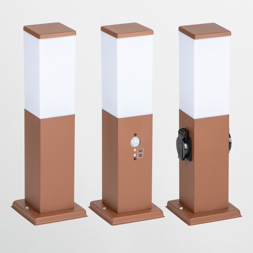 Brilagi - Kültéri lámpa NOVA 1xE27/15W/230V 40 cm IP44 barna