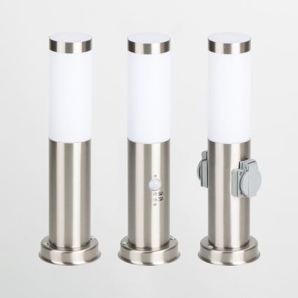 Brilagi - Kültéri lámpa NOVA 1xE27/15W/230V 40 cm IP44 matt króm