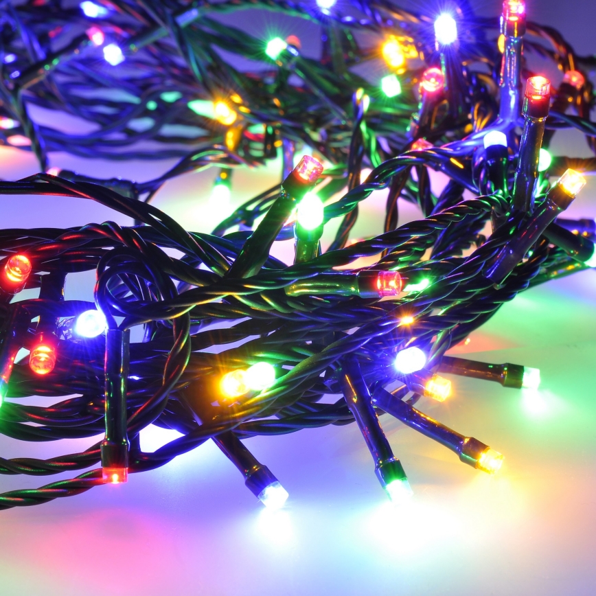 Brilagi - Kültéri LED fényfüzér, 200 LED, 8 üzemmód, 23 m, IP44, többszínű