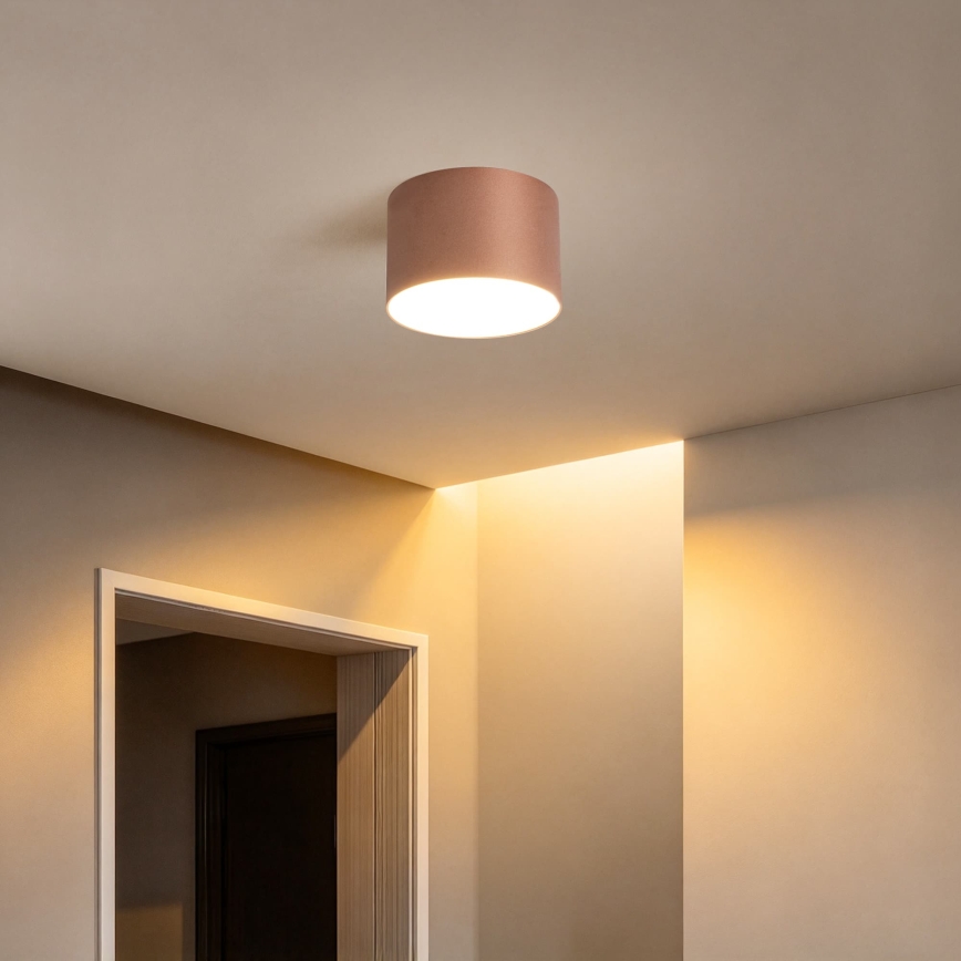 BRILAGI - Kültéri mennyezeti lámpatest FORIS LED/9W/230V Ø 9 cm bronzszínű IP44