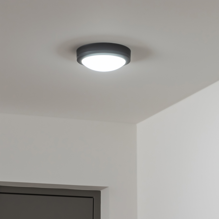 Brilagi - LED kültéri mennyezeti lámpa LED/13W/230V átm. 17 cm IP54 antracit