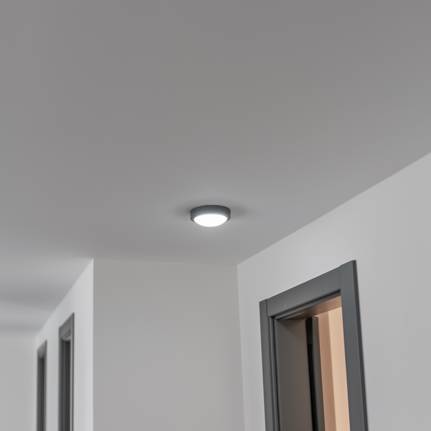 Brilagi - LED kültéri mennyezeti lámpa LED/13W/230V átm. 17 cm IP54 antracit
