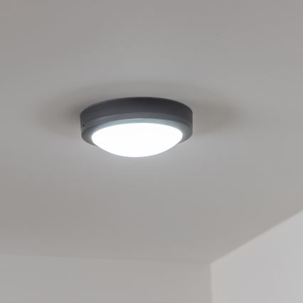 Brilagi - LED kültéri mennyezeti lámpa LED/13W/230V átm. 17 cm IP54 antracit