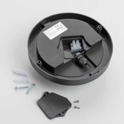 Brilagi - LED kültéri mennyezeti lámpa LED/13W/230V átm. 17 cm IP54 antracit