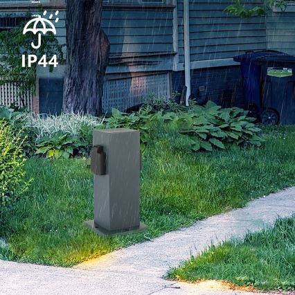 Brilagi - Kültéri konnektoros oszlop PILLAR 1Z SCHUKO 230V IP44 antracit