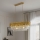 Brilagi - Láncos csillár ECLIPSE 10xE14/10W/230V 78x28 cm arany