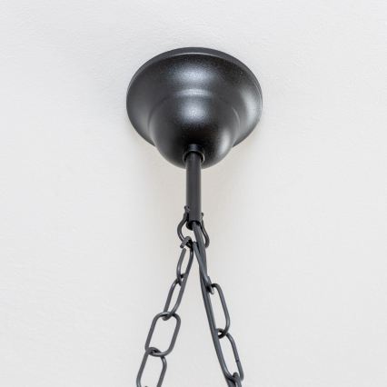 Brilagi - Láncos csillár QUEEN 2xE14/40W/230V bükk/wenge