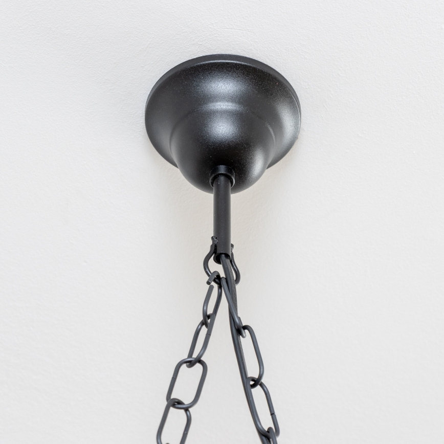 Brilagi - Láncos csillár QUEEN 2xE14/40W/230V bükk/wenge