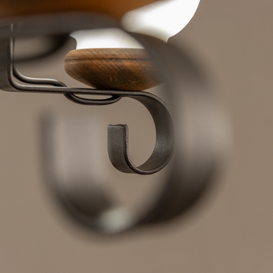 Brilagi - Láncos csillár ROATA 5xE14/40W/230V Ø 70 cm bükk