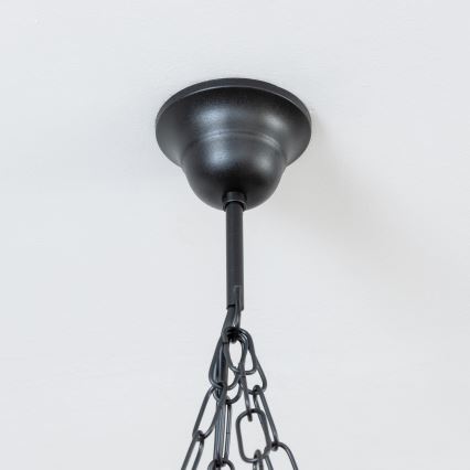 Brilagi - Láncos csillár TIMONA 4xE14/40W/230V átm. 50 cm bükk