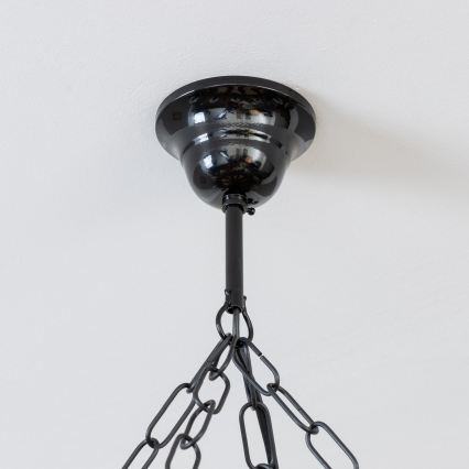 Brilagi - Láncos csillár TIMONA 8xE14/40W/230V Ø 70 cm bükk