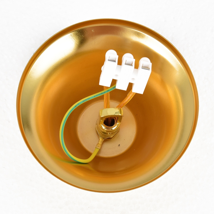 Brilagi - Láncra akasztott csillár ECLIPSE 5×E14/10W/230V Ø 38 cm, aranyszínű