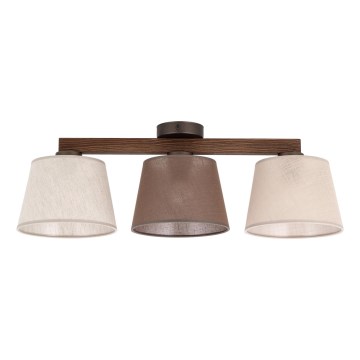 Brilagi - LATTE SABIA felületre szerelhető mennyezeti csillár 3xE27/15W/230V fenyő/mix