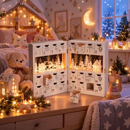 BRILAGI - LED Adventi naptár LED/2xAA