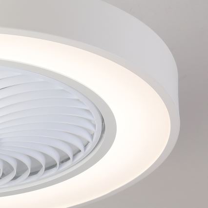 Brilagi - LED dimmelhető mennyezeti lámpa ventilátorral LED/30W/230V 3000-6500K fehér + távirányító