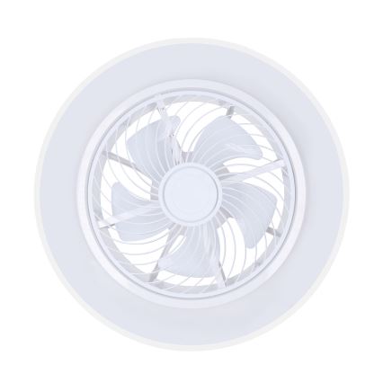 Brilagi - LED dimmelhető mennyezeti lámpa ventilátorral LED/30W/230V 3000-6500K fehér + távirányító