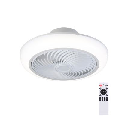 Brilagi - LED dimmelhető mennyezeti lámpa ventilátorral LED/30W/230V 3000-6500K fehér + távirányító