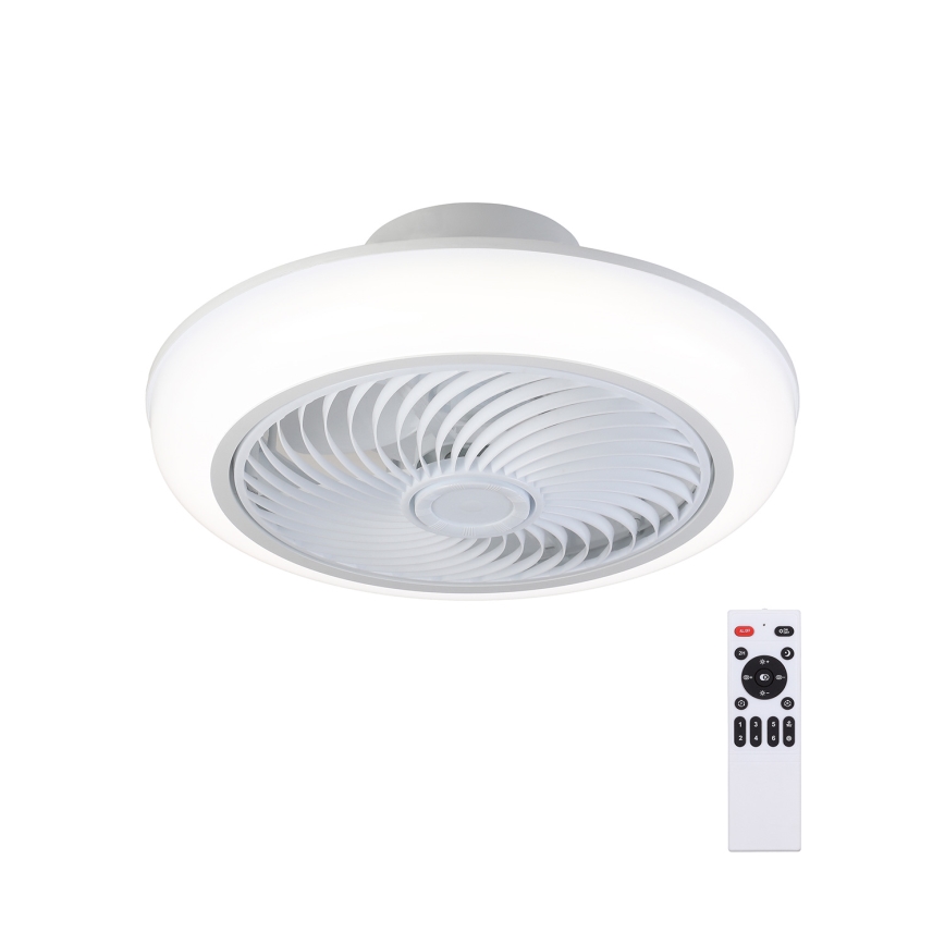 Brilagi - LED dimmelhető mennyezeti lámpa ventilátorral LED/30W/230V 3000-6500K fehér + távirányító