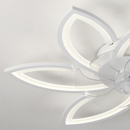 Brilagi - LED dimmelhető mennyezeti lámpa ventilátorral LED/50W/230V 3000-6500K fehér + távirányító