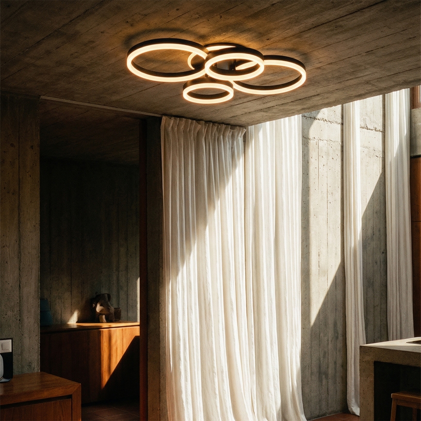 Brilagi - LED dimmelhető mennyezeti lámpa ORBITS LED/49W/230V 3000-6000K + távirányító