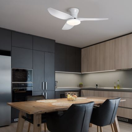 Brilagi - LED állítható fényerejű mennyezeti ventilátor LED/30W/230V 3000-6500K fehér + távirányító