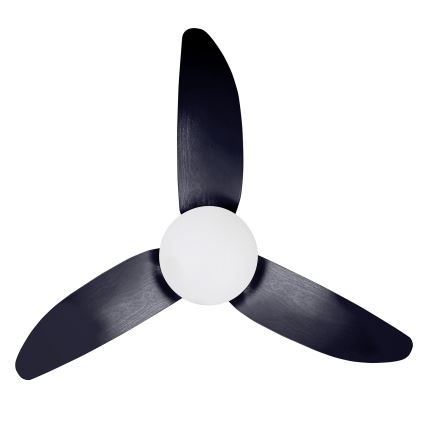 Brilagi - LED dimmelhető mennyezeti ventilátor LED/30W/230V 3000-6500K fekete + távirányító