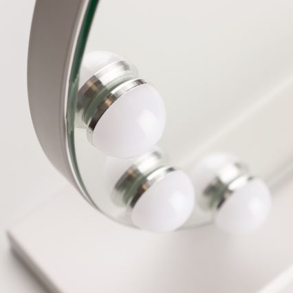 Brilagi - LED állítható fényerejű sminktükör HOLLYWOOD LED/12W/230V 3000/4000/6500K