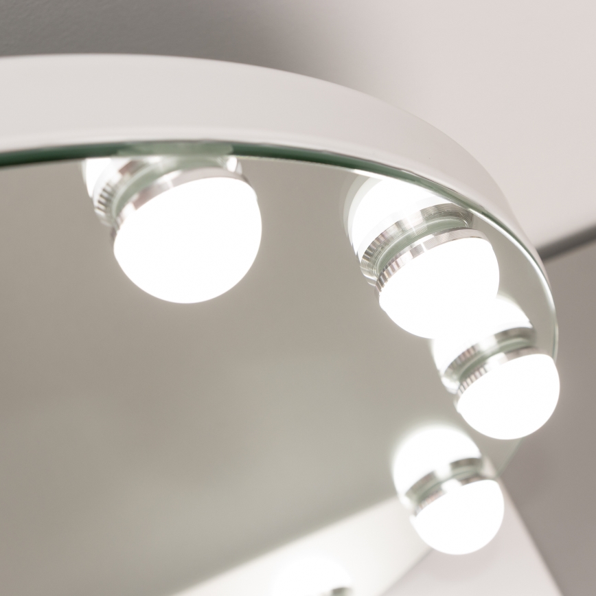 Brilagi - LED állítható fényerejű sminktükör HOLLYWOOD LED/12W/230V 3000/4000/6500K