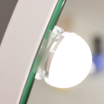 Brilagi - LED állítható fényerejű sminktükör HOLLYWOOD LED/12W/230V 3000/4000/6500K