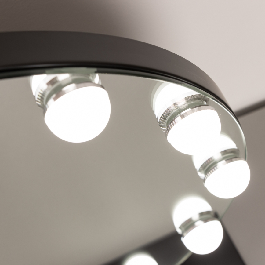 Brilagi - LED állítható fényerejű sminktükör HOLLYWOOD LED/12W/230V 3000/4000/6500K