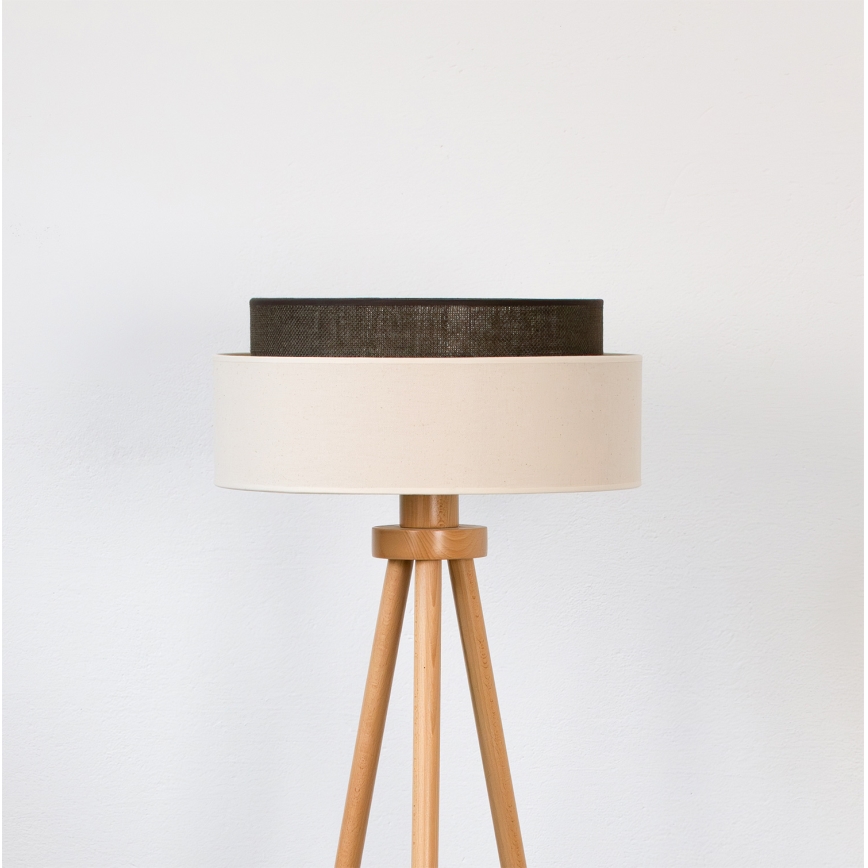 Brilagi - LED állólámpa BOHO STYLE 1xE27/15W/230V krémszínű/barna