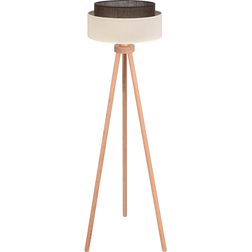 Brilagi - LED állólámpa BOHO STYLE 1xE27/15W/230V krémszínű/barna