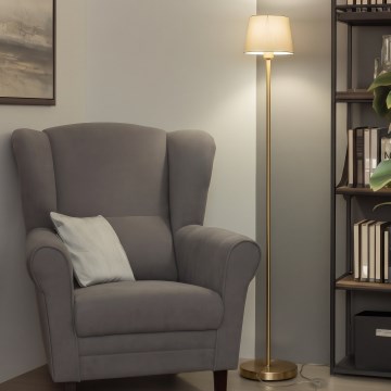 Brilagi - LED állólámpa CERIA 1xE27/20W/230V átm. 20,5 cm fehér/arany