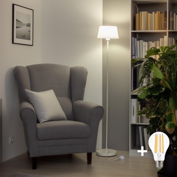 Brilagi - LED állólámpa CERIA 1xE27/40W/230V átm. 25 cm fehér