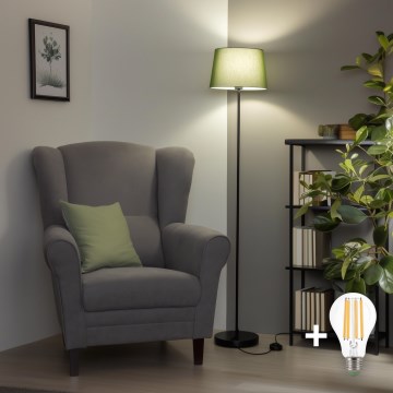 Brilagi - LED állólámpa CERIA 1xE27/40W/230V átm. 30 cm zöld/fekete