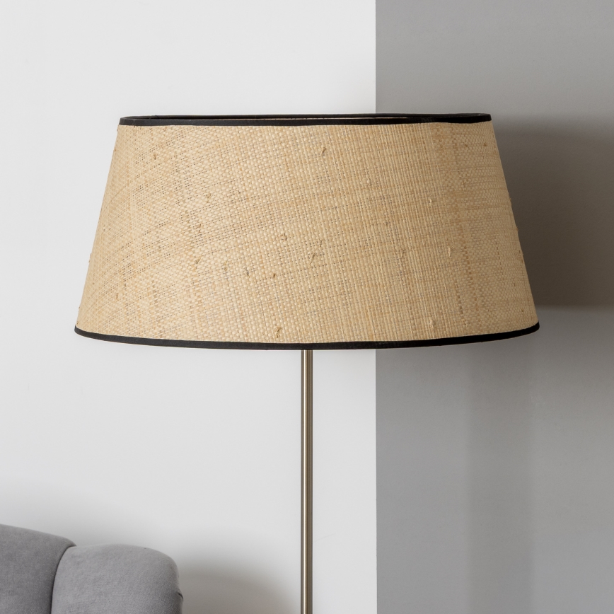 Brilagi - LED állólámpa CERIA 1xE27/40W/230V átm. 50 cm bézs/matt króm