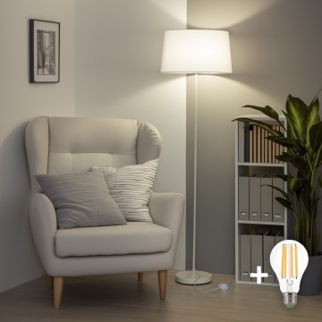 Brilagi - LED állólámpa CERIA 1xE27/40W/230V átmérő 45 cm fehér