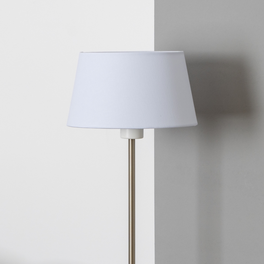 Brilagi - LED állólámpa CERIA 1xE27/40W/230V Ø 25 cm fehér/matt króm