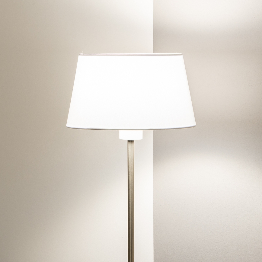 Brilagi - LED állólámpa CERIA 1xE27/40W/230V Ø 25 cm fehér/matt króm