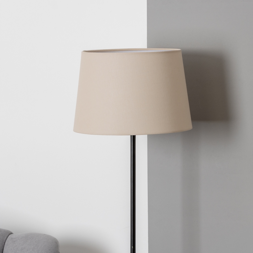 Brilagi - LED állólámpa CERIA 1xE27/40W/230V Ø 30 cm bézs/fekete