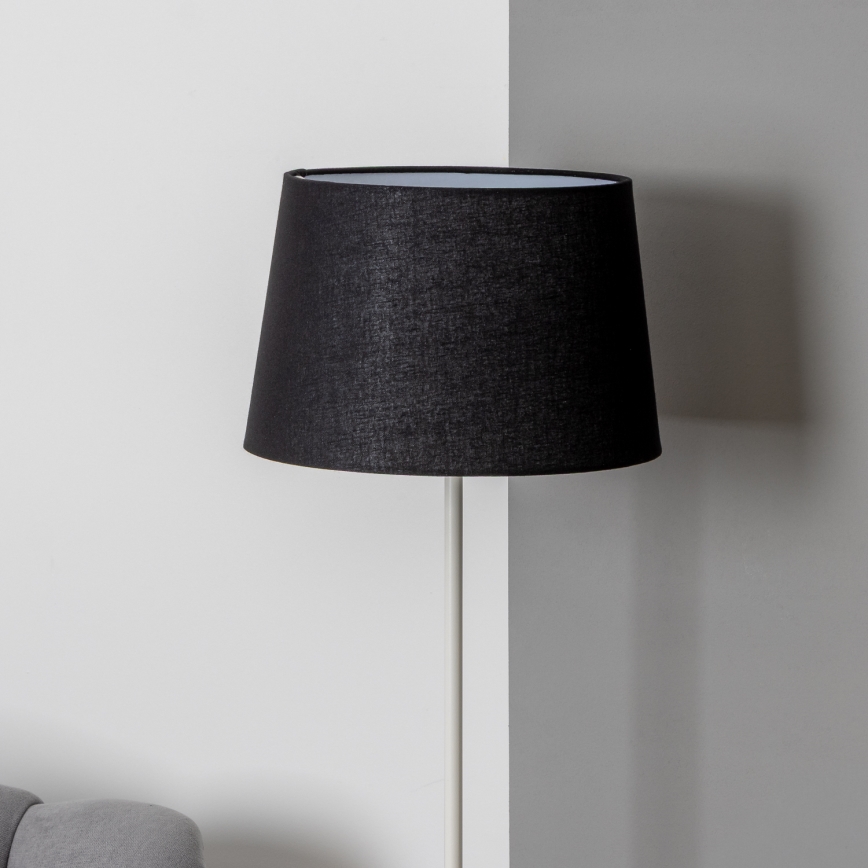 Brilagi - LED állólámpa CERIA 1xE27/40W/230V Ø 30 cm fekete/fehér