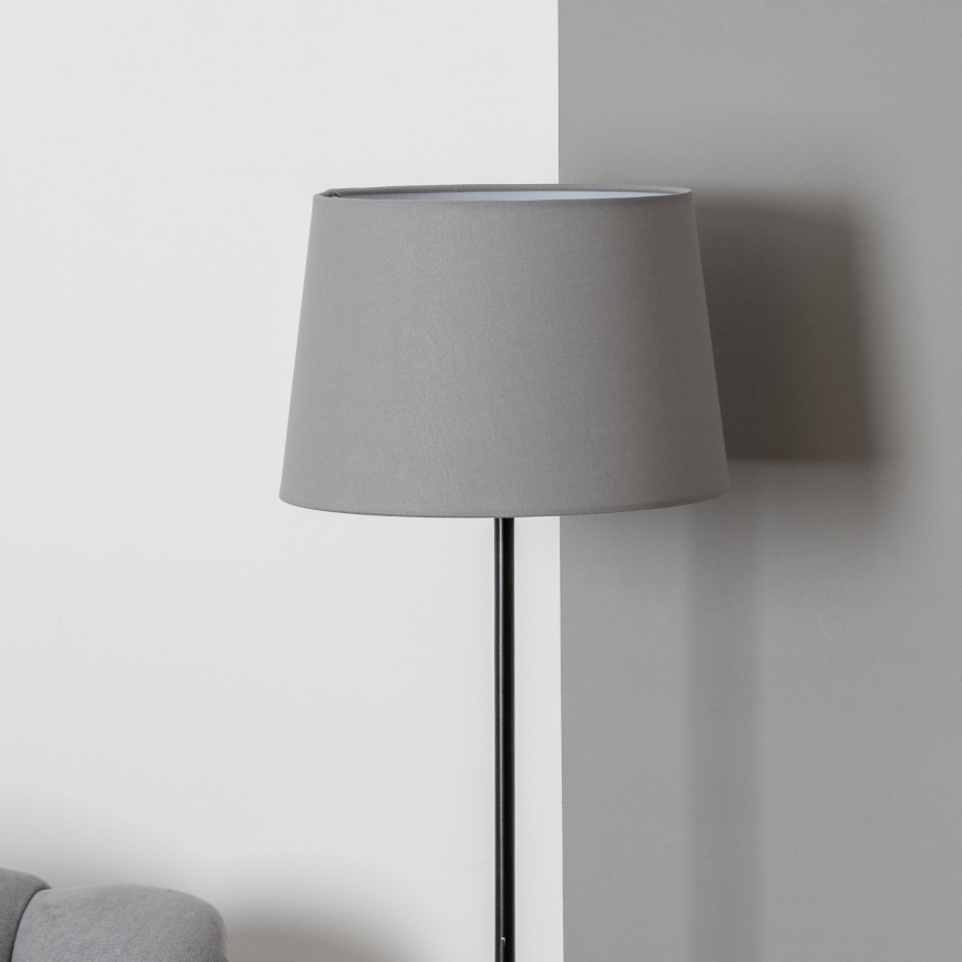 Brilagi - LED állólámpa CERIA 1xE27/40W/230V, Ø 30 cm, szürke/fekete