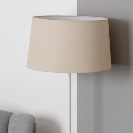 Brilagi - LED állólámpa CERIA 1xE27/40W/230V Ø 45 cm bézs/fehér