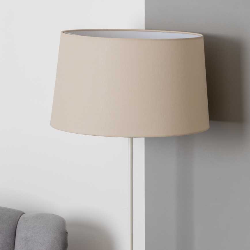 Brilagi - LED állólámpa CERIA 1xE27/40W/230V Ø 45 cm bézs/fehér