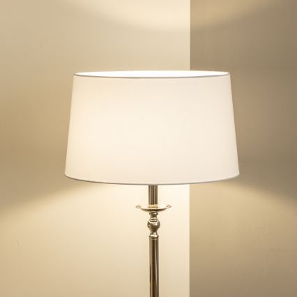 Brilagi - LED állólámpa CERIA 1xE27/60W/230V Ø 45 cm fényes króm/fehér