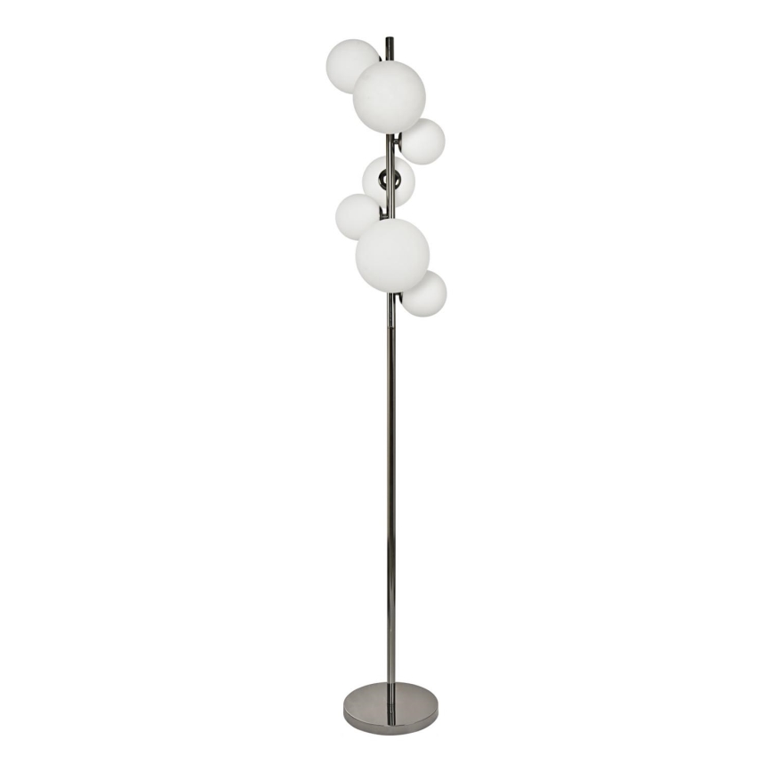 Brilagi - LED állólámpa MILLA 7xG9/3W/230V fekete króm/fehér