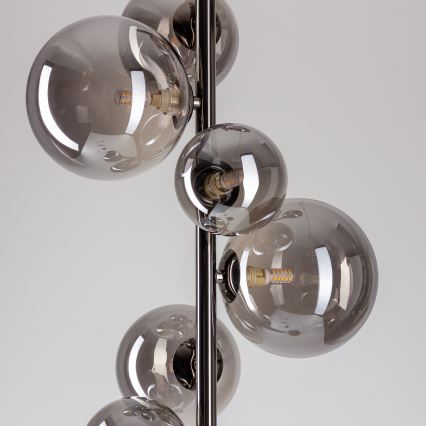Brilagi - LED állólámpa MILLA 7xG9/3W/230V fekete króm/füstszínű