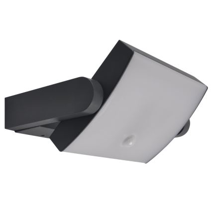 Brilagi - LED kültéri fali lámpa érzékelővel ANKLE LED/18W/230V 3000K IP65 antracit